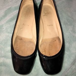 Christian Louboutin patent leather flats 36.5